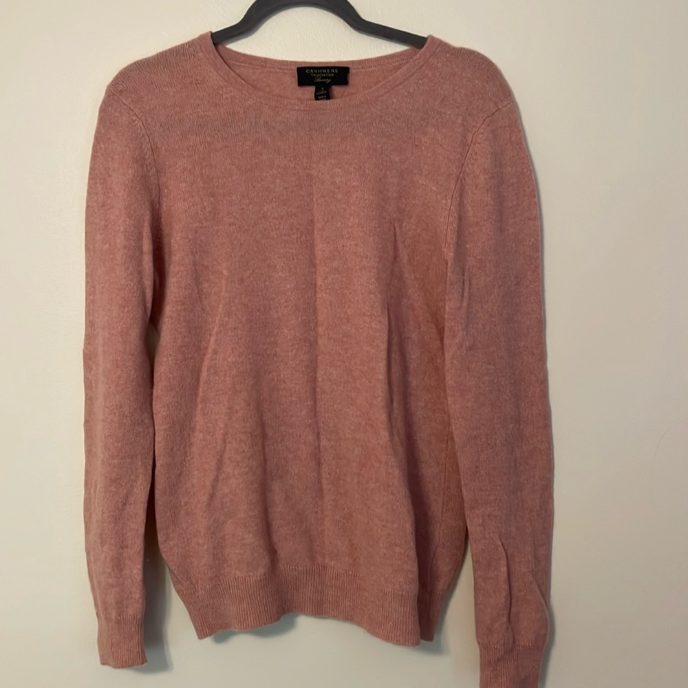 100% Cashmere Sweater, pink